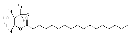 rac 2-Stearoyl-3-chloropropanediol structure