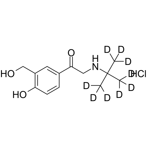 Salbutamon-d9 hydrochloride Structure