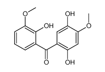 (2,5-dihydroxy-4-methoxyphenyl)(2-hydroxy-3-methoxyphenyl)methanone Structure