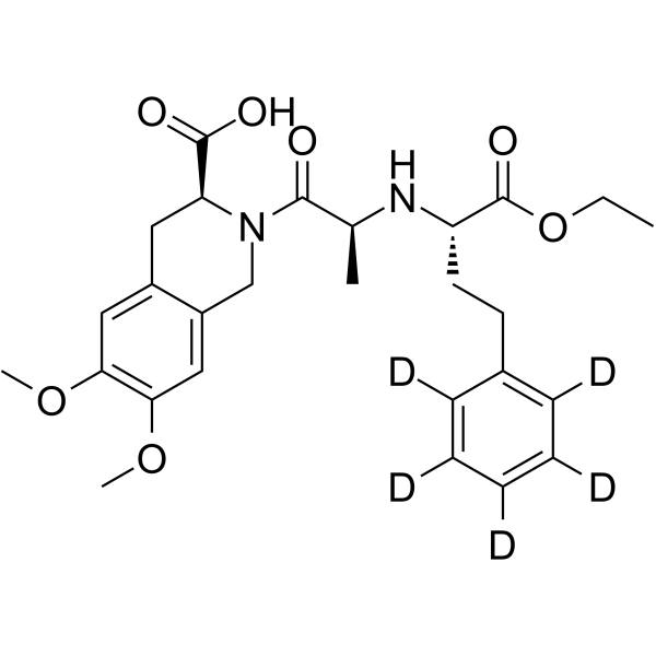 Moexipril-d5 Structure