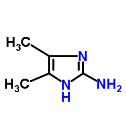 4,5-二甲基-2-氨基-1H-咪唑结构式