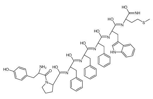 (2S)-1-[(2S)-2-amino-3-(4-hydroxyphenyl)propanoyl]-N-[(2R)-1-[[(2S)-1-[[(2R)-1-[[(2R)-1-[[(2S)-1-amino-4-methylsulfanyl-1-oxobutan-2-yl]amino]-3-(1H-indol-3-yl)-1-oxopropan-2-yl]amino]-1-oxo-3-phenylpropan-2-yl]amino]-1-oxo-3-phenylpropan-2-yl]amino]-1-ox Structure