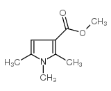 1,2,5-三甲基-1H-吡咯-3-羧酸甲酯结构式