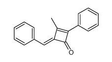 4-benzylidene-3-methyl-2-phenylcyclobut-2-en-1-one Structure