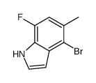4-Bromo-7-Fluoro-5-Methyl-1H-Indole Structure