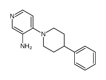 4-(4-Phenyl-1-piperidinyl)-3-pyridinamine结构式