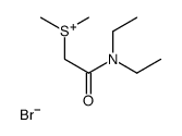 [2-(diethylamino)-2-oxoethyl]-dimethylsulfanium,bromide结构式