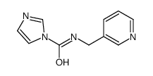 N-(pyridin-3-ylmethyl)imidazole-1-carboxamide结构式