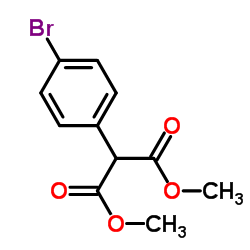 Dimethyl (4-bromophenyl)malonate Structure