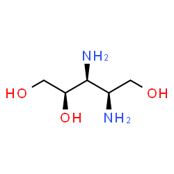 D-Xylitol,3,4-diamino-3,4-dideoxy- (9CI)结构式