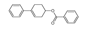 4-Benzoyloxy-1-phenyl-cyclohexen-(1)结构式