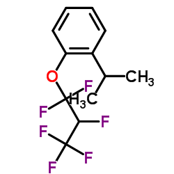 1-(1,1,2,3,3,3-Hexafluoropropoxy)-2-isopropylbenzene Structure