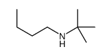 N-叔丁基-1-丁胺结构式