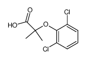 PROPANOIC ACID, 2-(2,6-DICHLOROPHENOXY)-2-METHYL- Structure