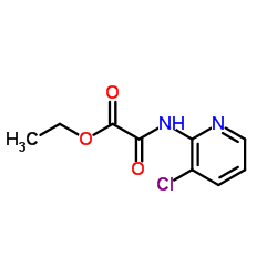 Ethyl [(3-chloro-2-pyridinyl)amino](oxo)acetate Structure