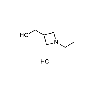 (1-乙基氮杂环丁烷-3-基)甲醇盐酸盐结构式