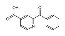 2-benzoylpyridine-4-carboxylic acid Structure
