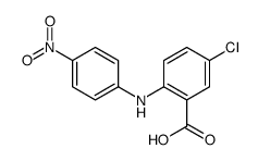 5-chloro-2-(4-nitroanilino)benzoic acid Structure