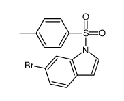 6-溴-1-甲苯磺酰-1H-吲哚结构式