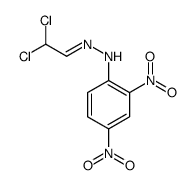 Dichloroacetaldehyde 2,4-dinitrophenyl hydrazone结构式