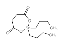 butanedioic acid; dibutyltin structure