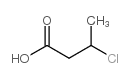 3-Chlorobutanoic acid Structure