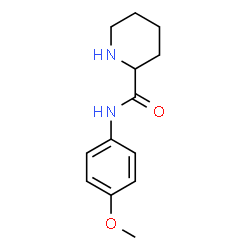 N-(4-methoxyphenyl)piperidine-2-carboxamide结构式