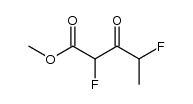 Pentanoic acid,2,4-difluoro-3-oxo-,methyl ester结构式
