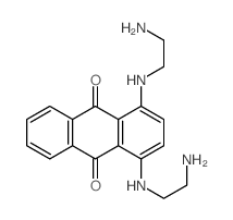 9, 10-Anthracenedione, 1,4-bis[ (2-aminoethyl)amino]-结构式