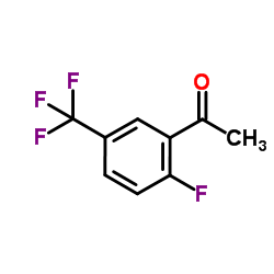 2-氟-5-三氟甲基苯乙酮结构式