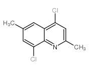 4,8-dichloro-2,6-dimethylquinoline structure