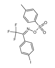 O-p-tosyloxime 4'-iodo-2,2,2-trifluoroacetophenone Structure