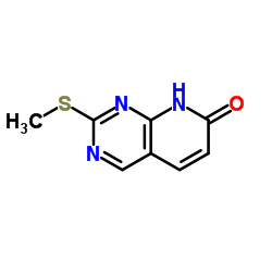 2-甲硫基吡啶并[2,3-D]嘧啶-7(8H)-酮结构式