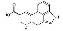 9,10-didehydro-ergoline-8-carboxylic acid结构式