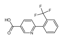 2-(2-Trifluoromethylphenyl)-5-carboxypyridine结构式