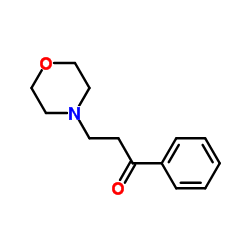 3-(4-Morpholinyl)-1-phenyl-1-propanone Structure
