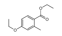 ethyl 4-ethoxy-2-methylbenzoate结构式