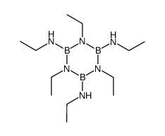 B-tris(ethylamino)-N-triethylborazine结构式