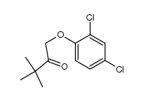 1-(2',4'-dichlorophenoxy)-3,3-dimethyl-butan-2-one结构式