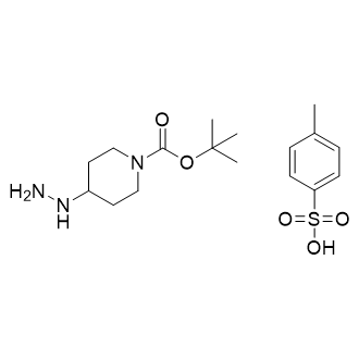 4-肼基哌啶-1-羧酸叔丁酯对甲苯磺酸盐结构式