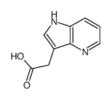 1H-吡咯并[3,2-b]吡啶-3-乙酸结构式