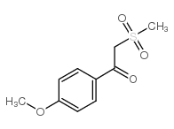 4'-Methoxy-2-(methylsulphonyl)acetophenone Structure