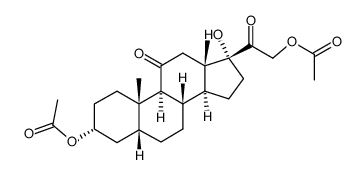 3alpha,17,21-trihydroxy-5beta-pregnane-11,20-dione 3,21-di(acetate) picture