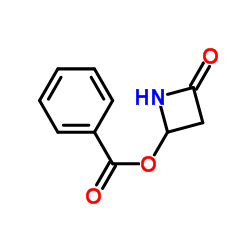 4-Oxo-2-azetidinyl benzoate Structure