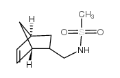 N-(5-降冰片烯-2-甲基)-甲磺酰胺结构式