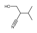 2-Cyano-3-methylbutan-1-ol结构式
