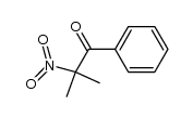 2,2-dimethyl-2-nitro-1-phenyl-1-ethanone Structure