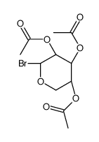 三-O-乙酰基-β-D-溴化阿拉伯糖结构式