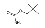 1-PROPANOL, 2,2-DIMETHYL-, 1-CARBAMATE结构式