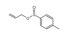 p-toluenesulfinic acid allyl ester Structure